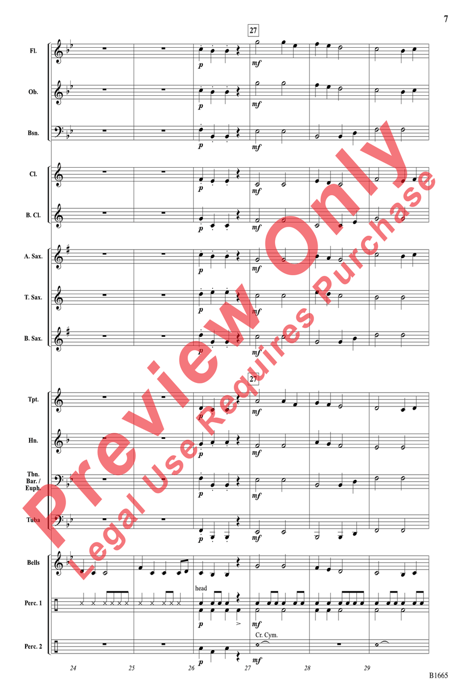 Snooze Alarm Snooze Alarm Concert Band scores gallery preview page 7