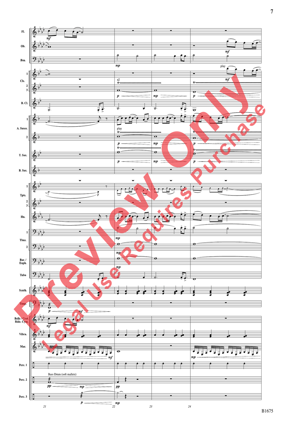 In These Last Day of Autumn... Concert Band scores gallery preview page 7