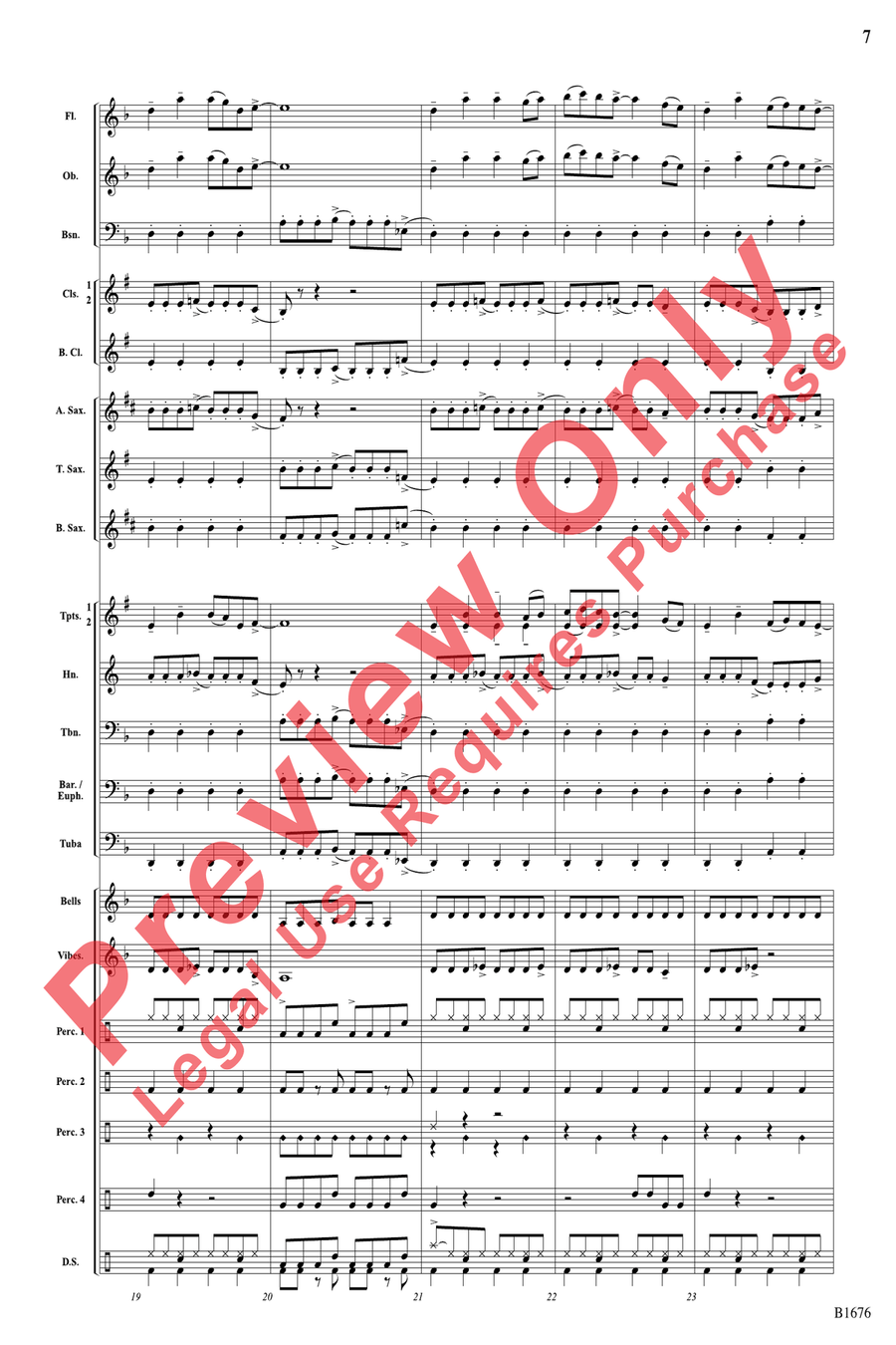 Metalheads Concert Band scores gallery preview page 7