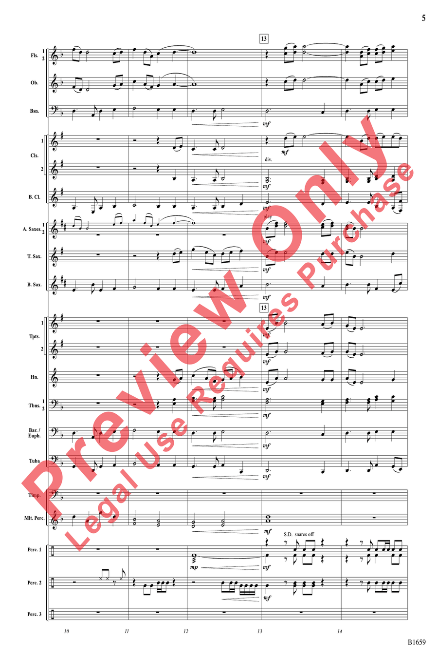 Yonaguska Yonaguska Concert Band scores gallery preview page 5