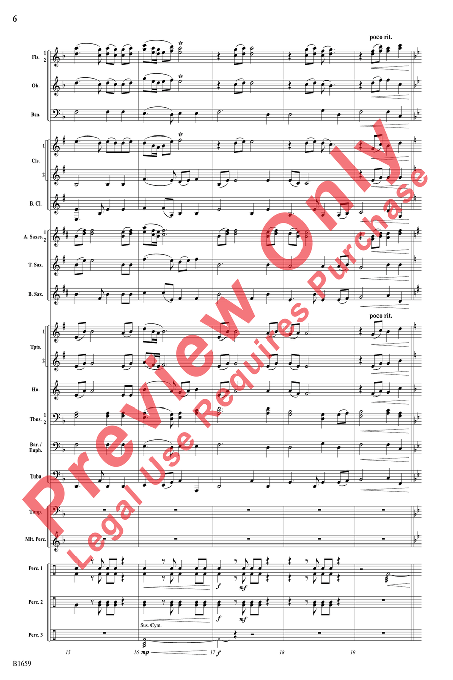 Yonaguska Yonaguska Concert Band scores gallery preview page 6