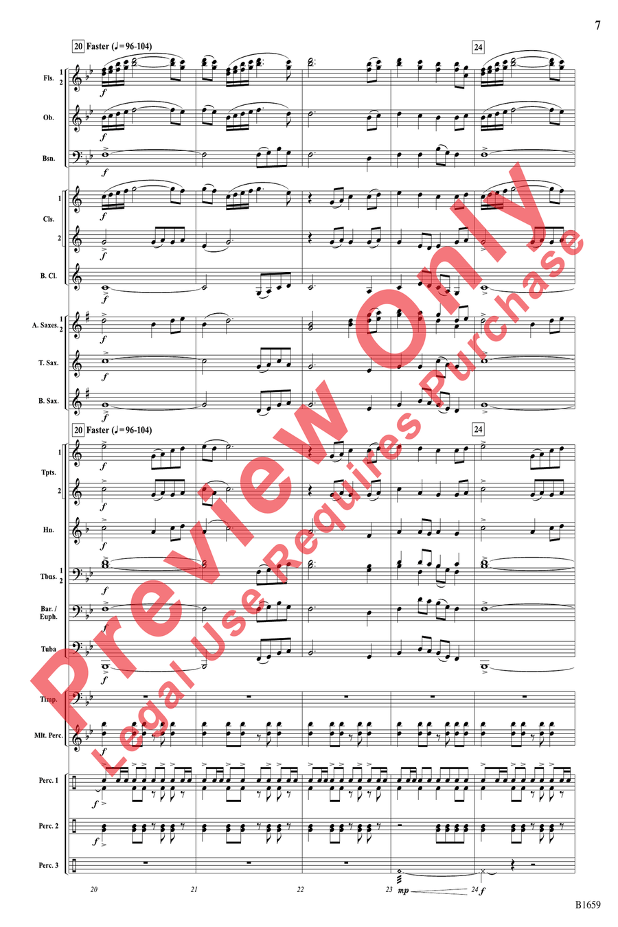 Yonaguska Yonaguska Concert Band scores gallery preview page 7