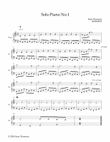 Solo Piano No.1