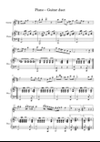 Classical guitar Piano duet