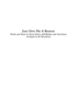 Just Give Me A Reason