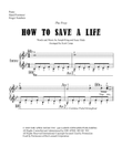 How To Save A Life