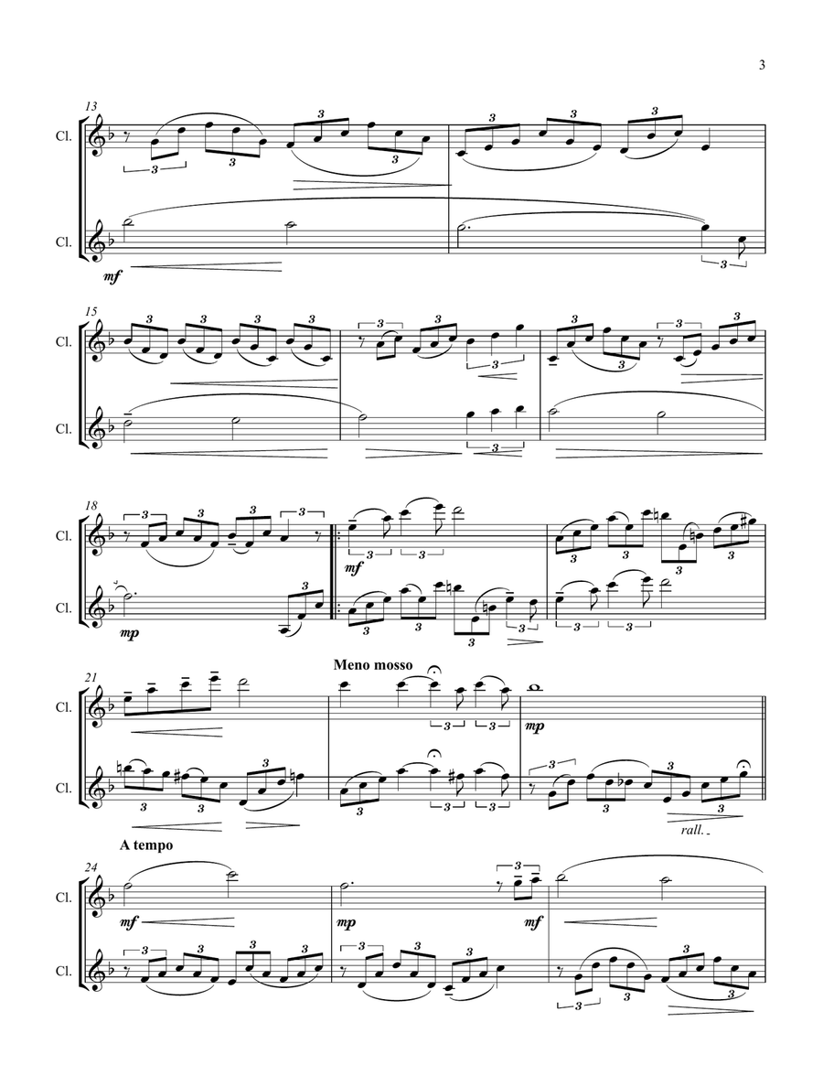 Can't Help Falling In Love Woodwind Ensemble scores gallery preview page 3