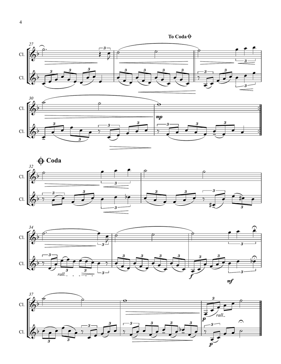 Can't Help Falling In Love Woodwind Ensemble scores gallery preview page 4