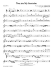 You Are My Sunshine - Bb Trumpet 2