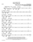 Live Forever (arr. Roger Emerson) - Drums
