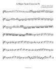 A Major Scale Exercise #1