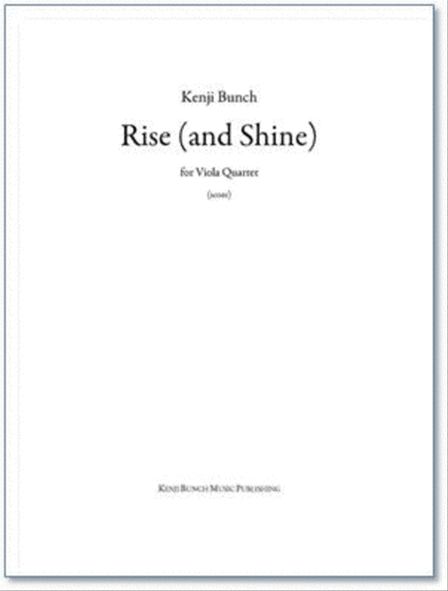 Rise (and Shine) Viola scores gallery preview page 1