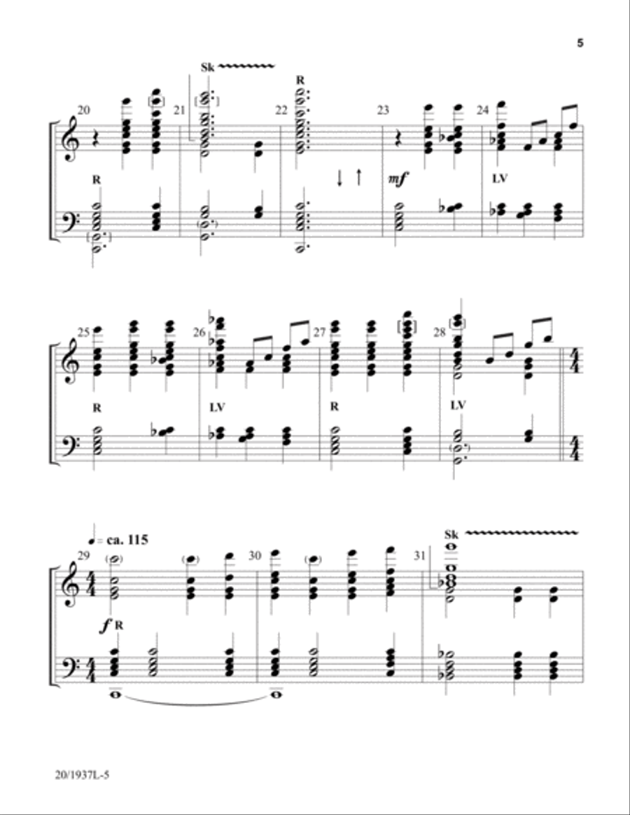 Christ Is Risen! Alleluia! 5-Octaves scores gallery preview page 4