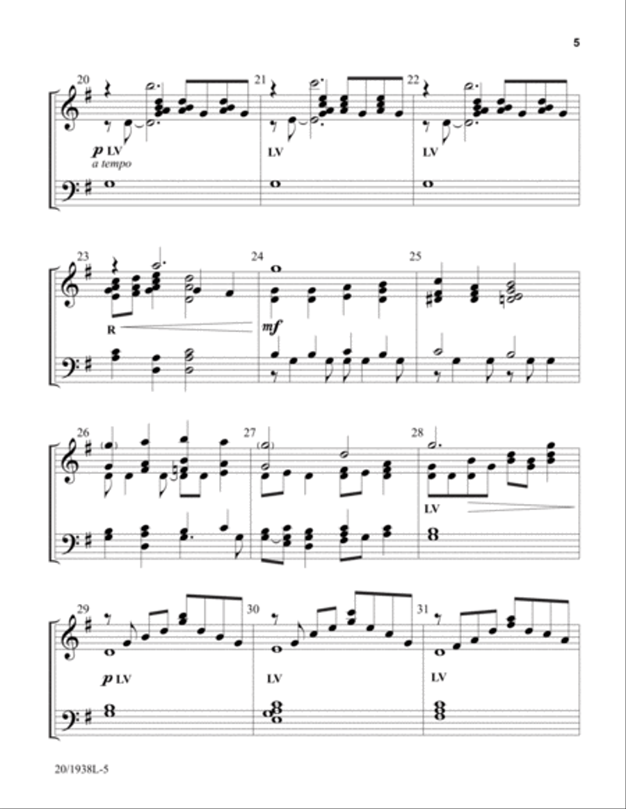 The Cross at Gethsemane 3-Octaves scores gallery preview page 4
