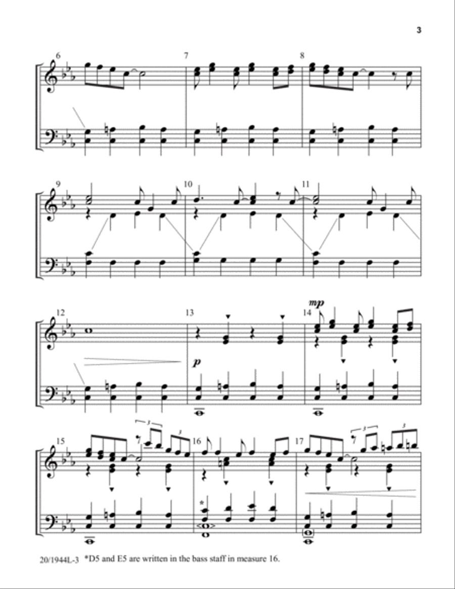 Sometimes I Feel Like a Motherless Child 5-Octaves scores gallery preview page 3