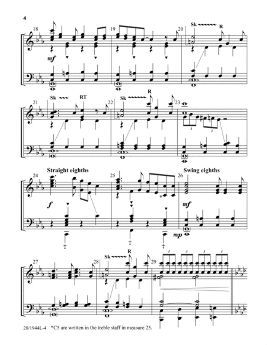 Sometimes I Feel Like a Motherless Child 5-Octaves scores gallery preview page 4