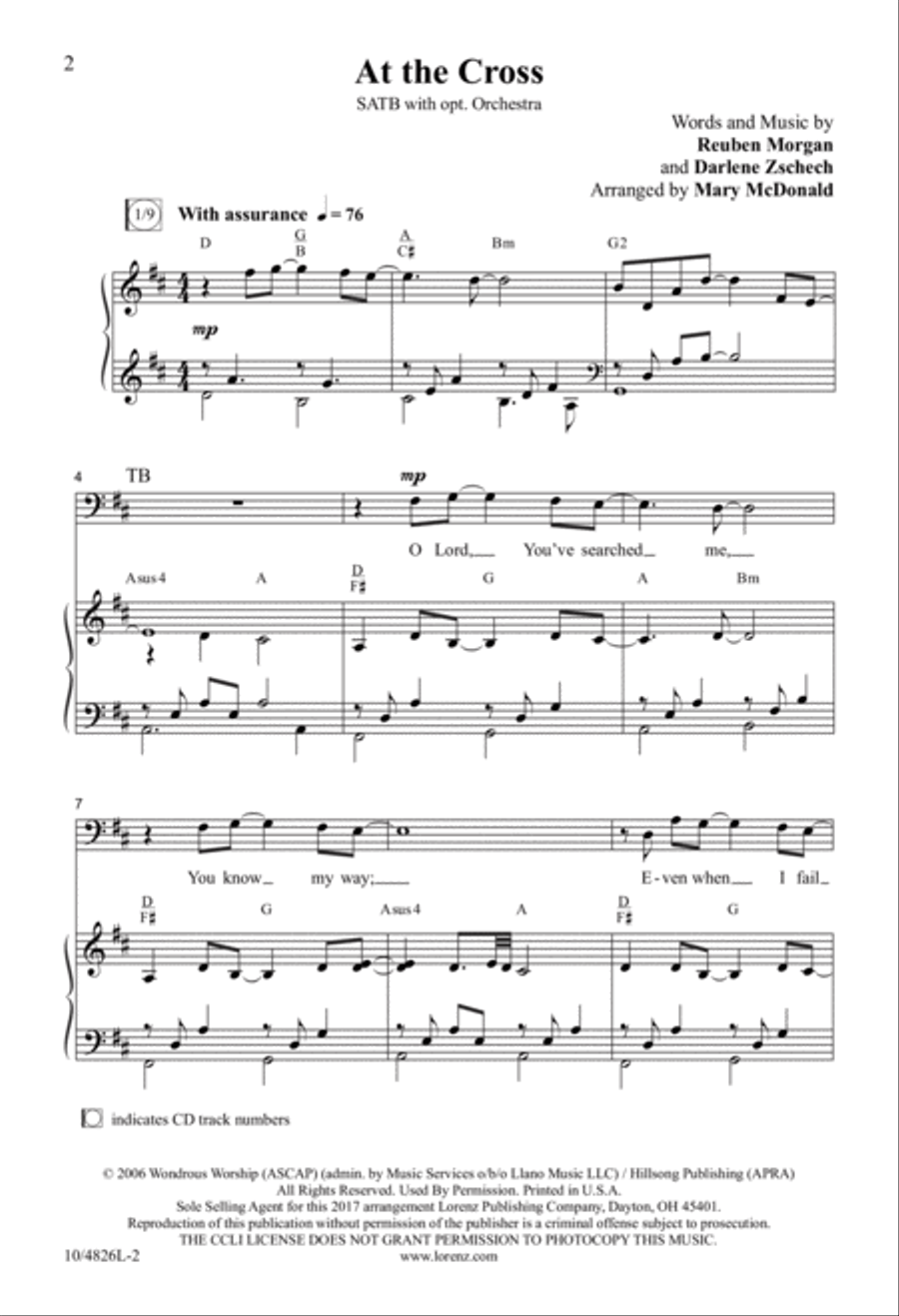 At the Cross At the Cross 4-Part scores gallery preview page 2