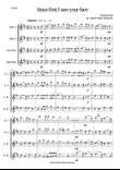 Since first I saw your face (with variations) for flute quartet