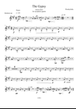 The Gypsy. (Baritone Sax Part only)