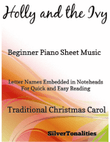 Holly and the Ivy Beginner Piano Sheet Music mini preview