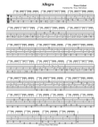 Allegro Mauro Giuliani Variation Guitar Tablature