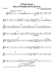 I Wish I Knew How It Would Feel to be Free - Tenor Saxophone