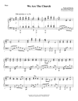 We Are the Church - Piano mini preview