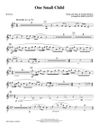 One Small Child - Flute 2