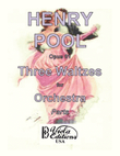 Opus 81, Three Waltzes for Orchestra (Parts)