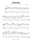 Sarabande (from “Partita in A Minor”)