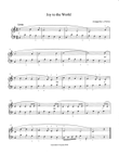 Joy to the World - 2016 Easy Piano Contest Entry