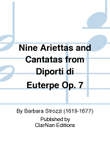 Nine Ariettas and Cantatas from Diporti di Euterpe Op. 7