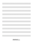 10-Staff Manuscript Paper (Blank)
