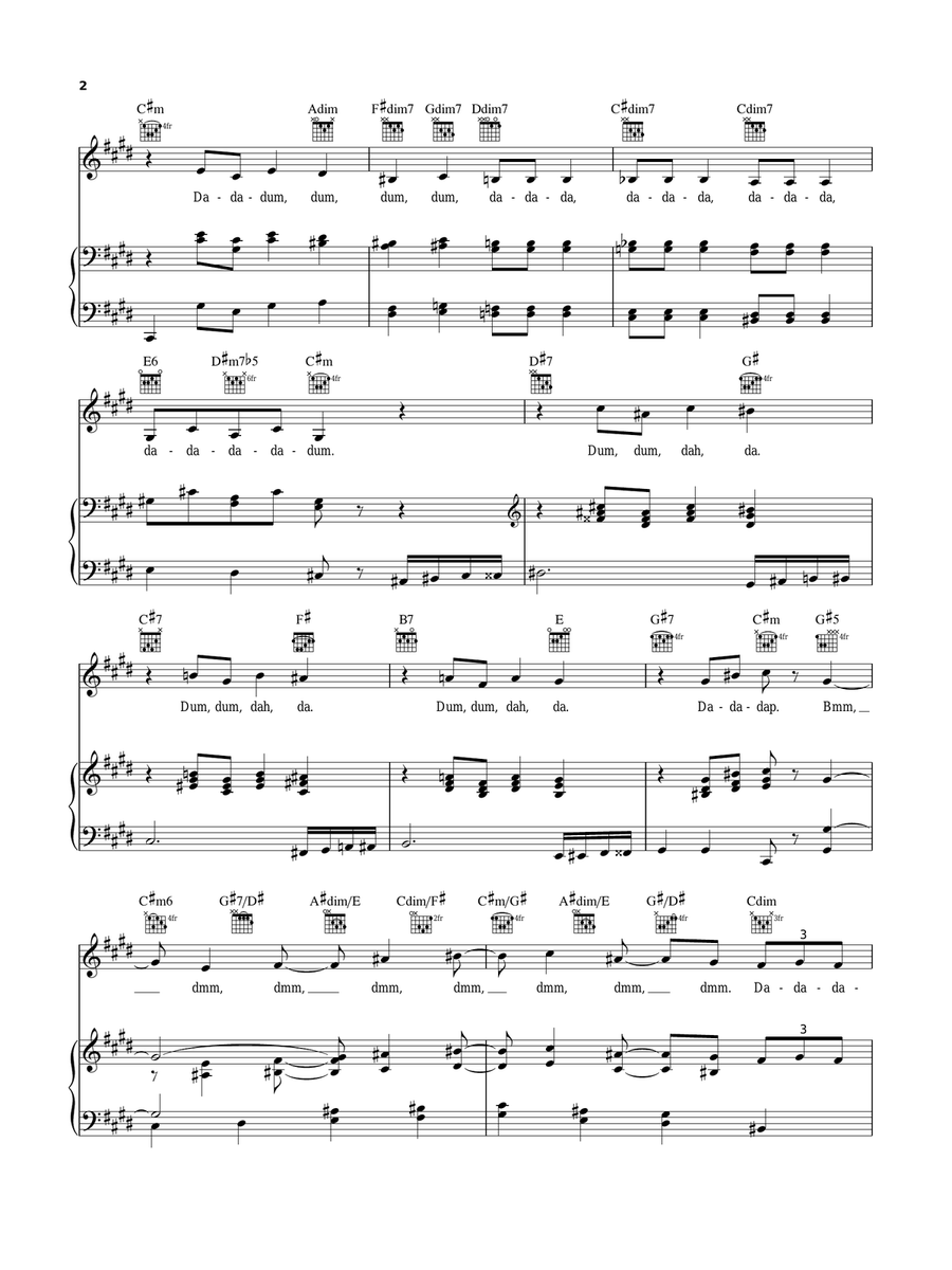 Dance Of The Sugar Plum Fairy A Cappella scores gallery preview page 2