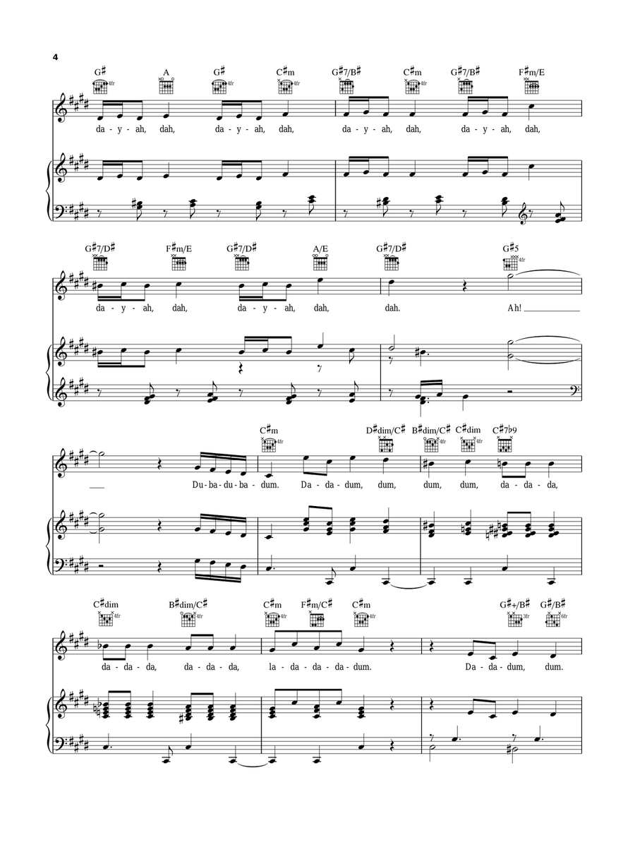 Dance Of The Sugar Plum Fairy A Cappella scores gallery preview page 4