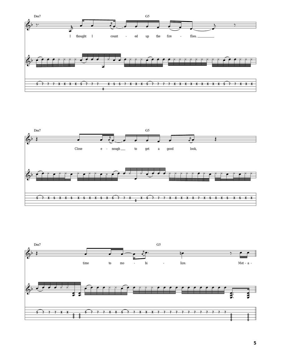 Dreams Of A Samurai Dreams Of A Samurai Acoustic Guitar scores gallery preview page 5