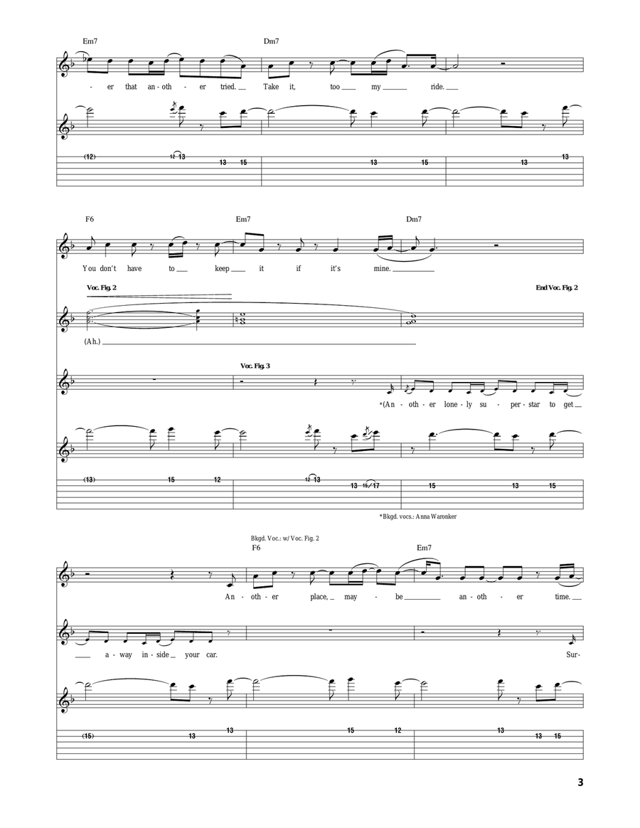 The Getaway The Getaway Acoustic Guitar scores gallery preview page 3