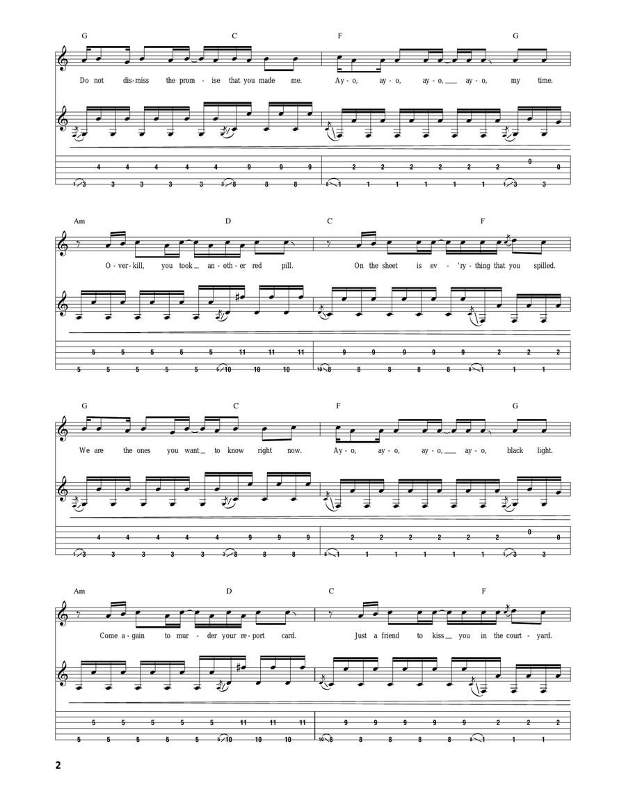 Goodbye Angels Goodbye Angels Acoustic Guitar scores gallery preview page 2