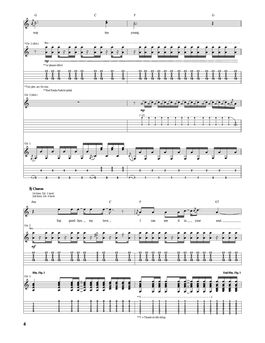 Goodbye Angels Goodbye Angels Acoustic Guitar scores gallery preview page 4