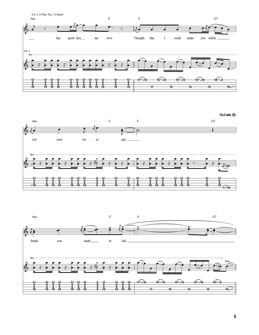 Goodbye Angels Goodbye Angels Acoustic Guitar scores gallery preview page 5