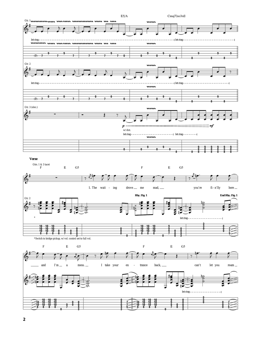 Corduroy Corduroy Acoustic Guitar scores gallery preview page 2