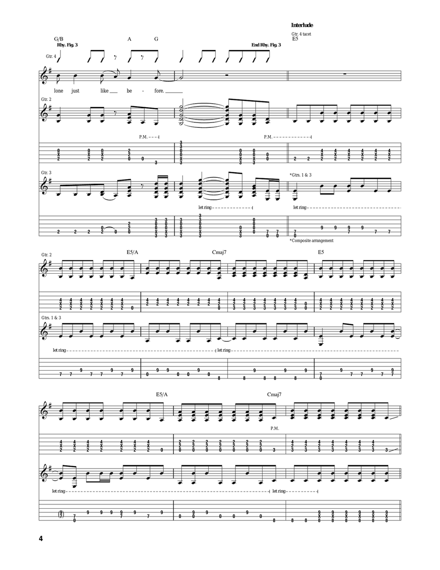 Corduroy Corduroy Acoustic Guitar scores gallery preview page 4