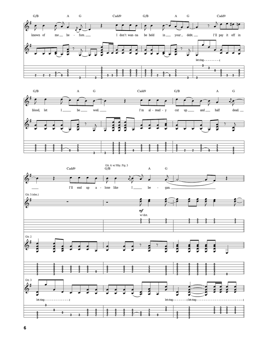 Corduroy Corduroy Acoustic Guitar scores gallery preview page 6