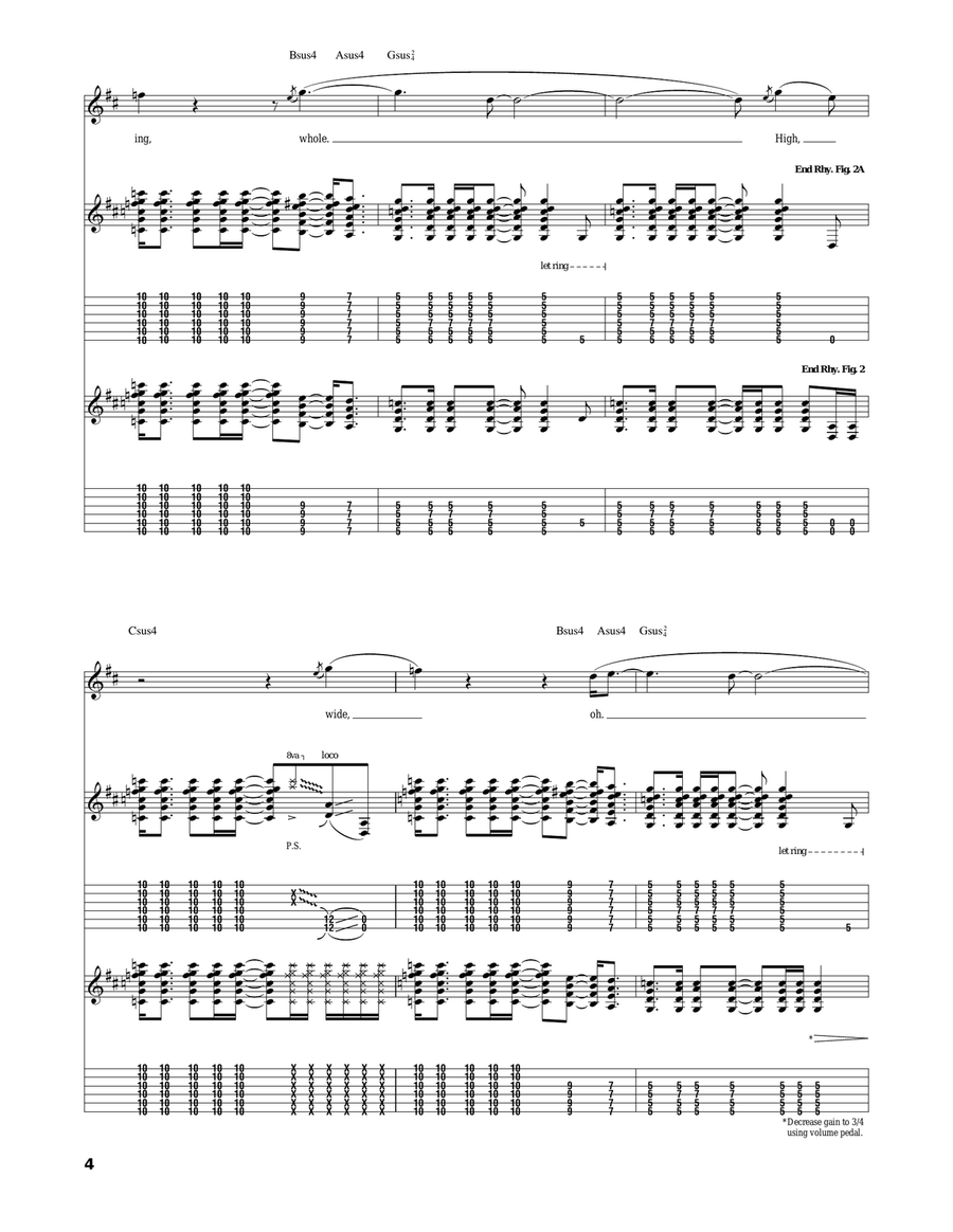 Given To Fly Given To Fly Acoustic Guitar scores gallery preview page 4