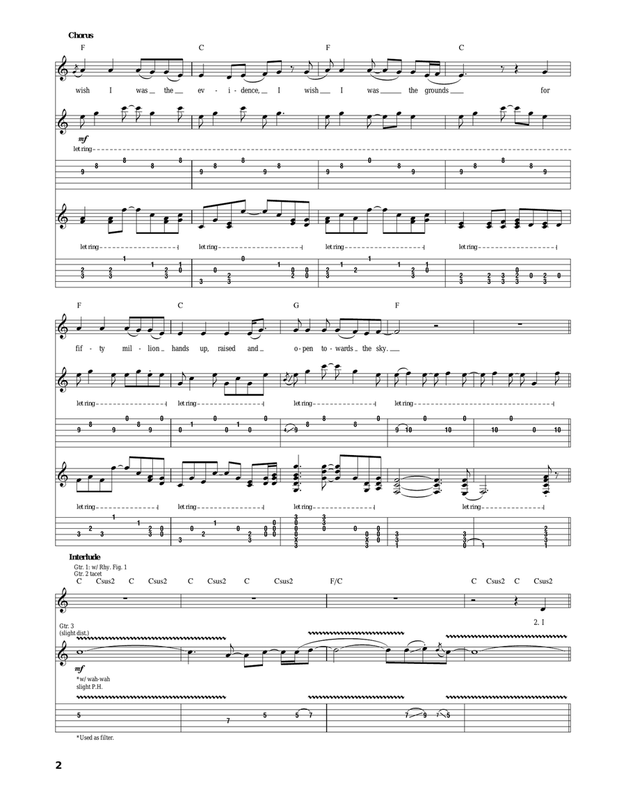 Wishlist Wishlist Acoustic Guitar scores gallery preview page 2