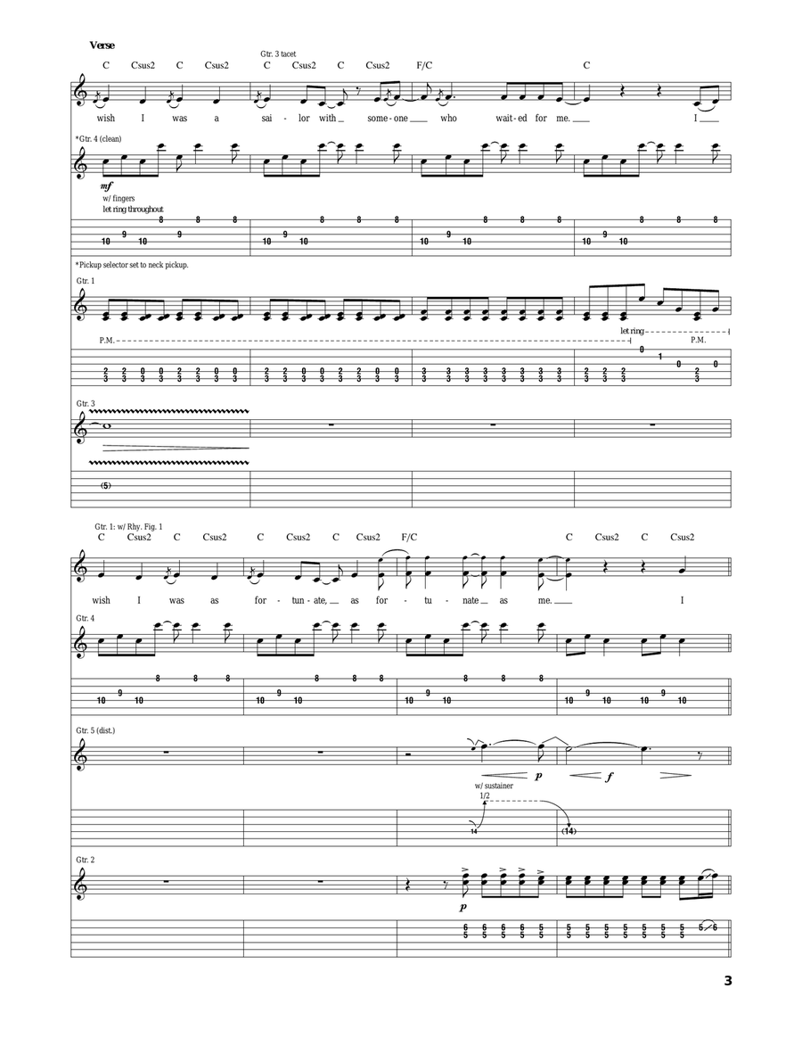 Wishlist Wishlist Acoustic Guitar scores gallery preview page 3