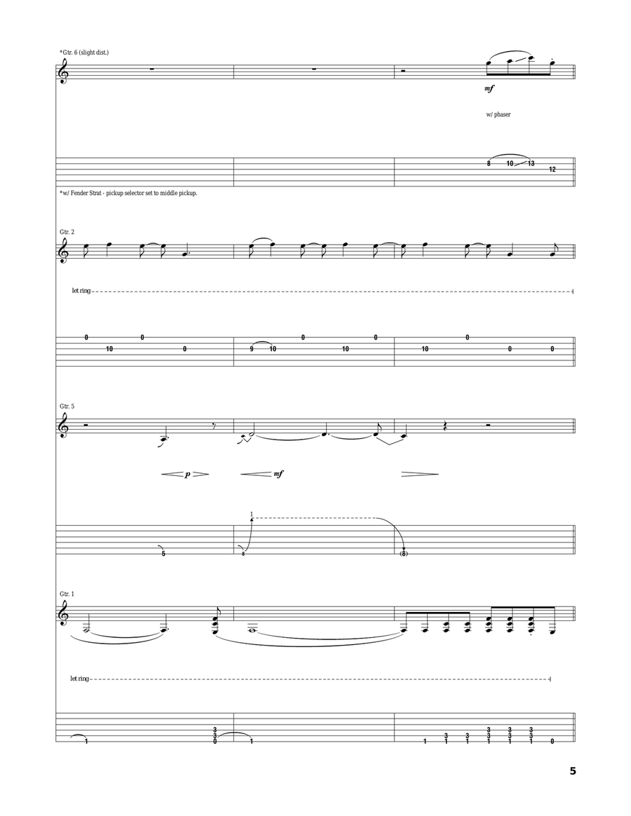Wishlist Wishlist Acoustic Guitar scores gallery preview page 5