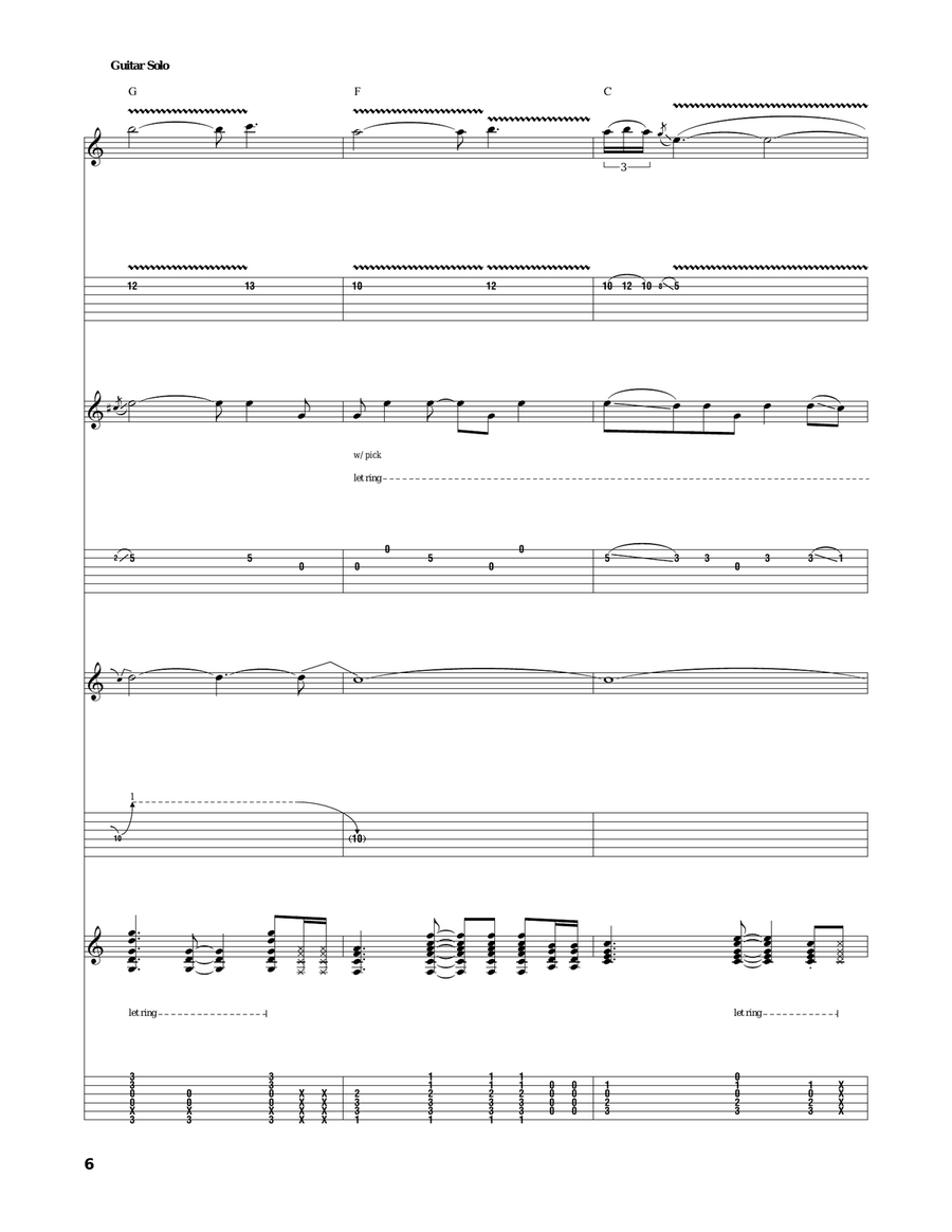 Wishlist Wishlist Acoustic Guitar scores gallery preview page 6