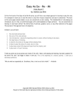 Easy As Do - Re - Mi, Book 1, Viola