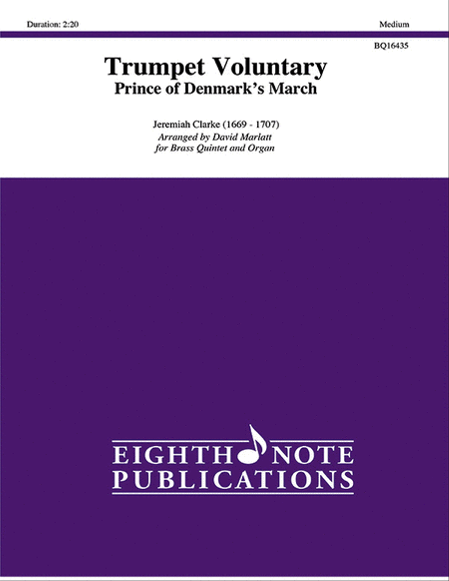 Trumpet Voluntary (Prince of Denmark's March) Brass Ensemble scores gallery preview page 1
